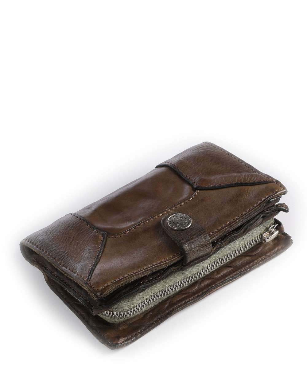 Wallet grained cow leather olive-green Campomaggi Sale Online ...